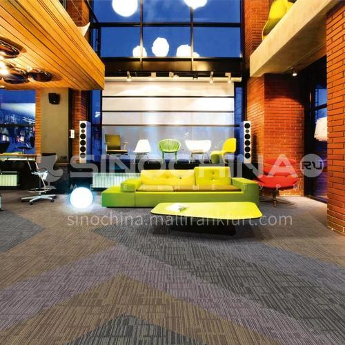 50*50cm Nylon+Asphalt base Fire Resistant Office Carpet 216F